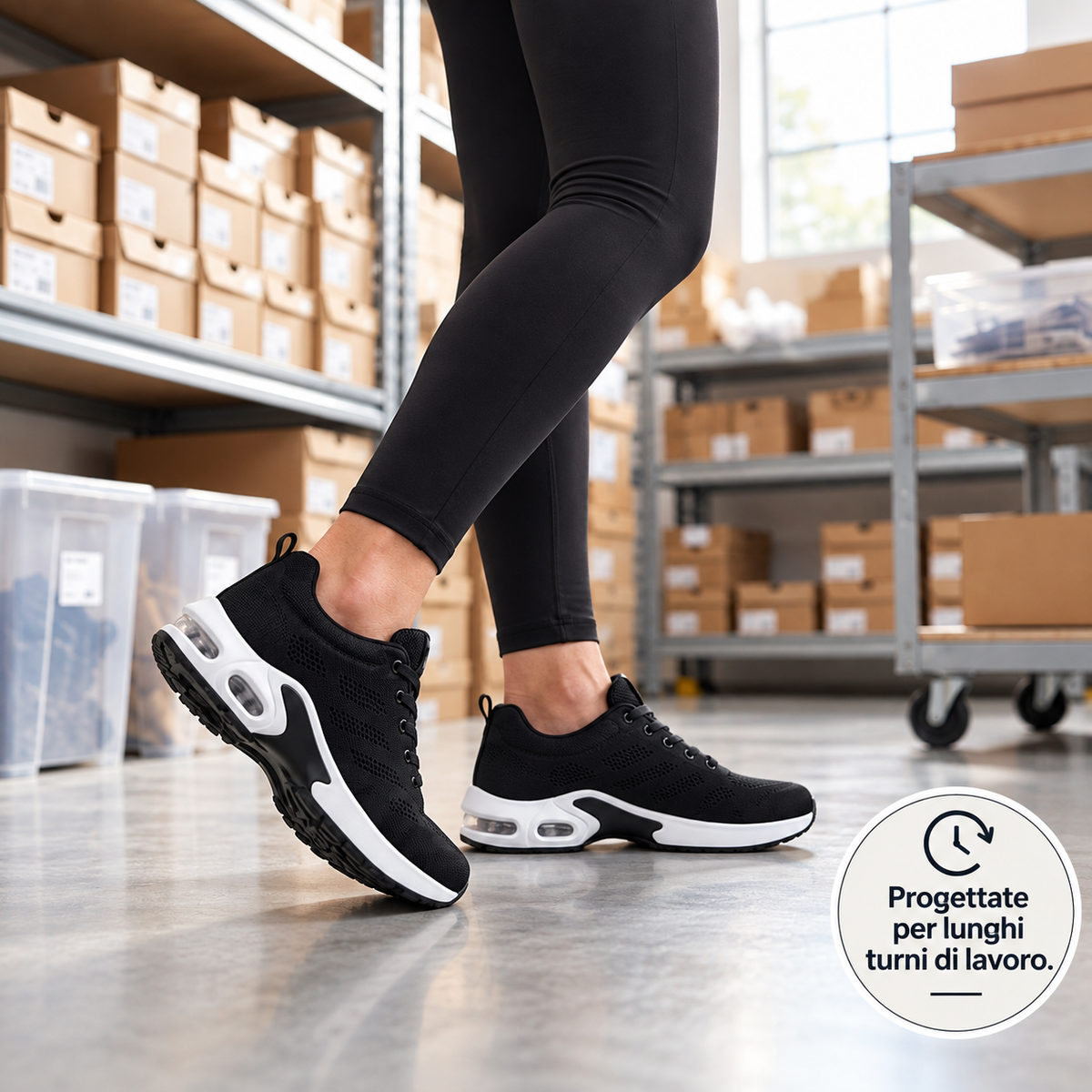 OrthoShoes™ Pro — Scarpe per turni di 12 ore, progettate per alleviare tutto il giorno il dolore a piedi, ginocchia e schiena