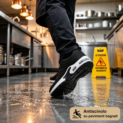 OrthoShoes™ Pro — Scarpe per turni di 12 ore, progettate per alleviare tutto il giorno il dolore a piedi, ginocchia e schiena