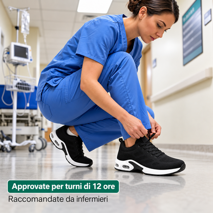 OrthoShoes™ Pro — Scarpe per turni di 12 ore, progettate per alleviare tutto il giorno il dolore a piedi, ginocchia e schiena