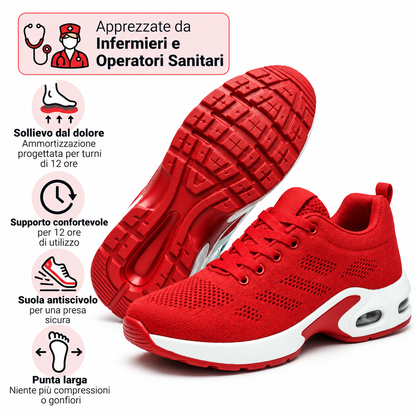 OrthoShoes™ Pro — Scarpe per turni di 12 ore, progettate per alleviare tutto il giorno il dolore a piedi, ginocchia e schiena