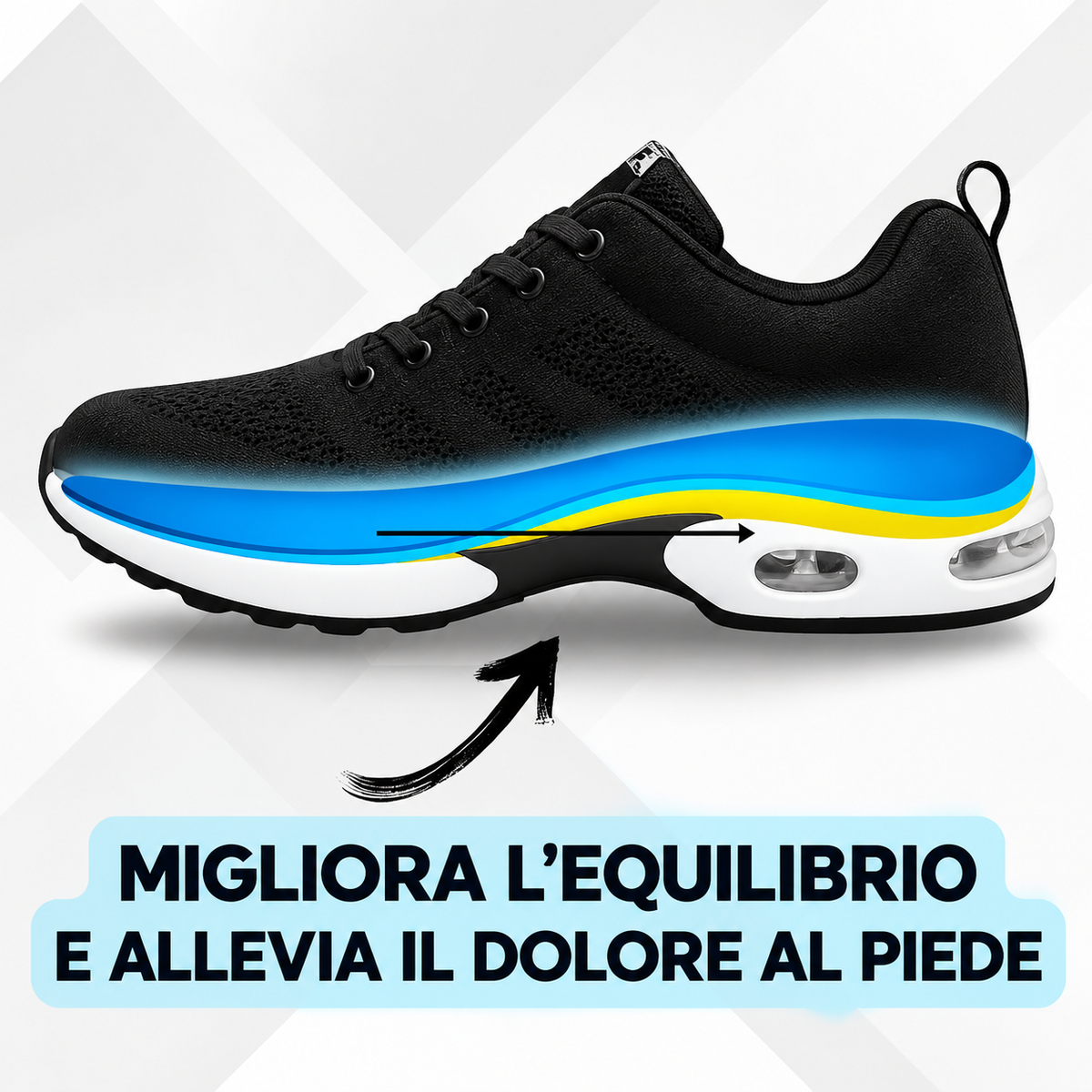 OrthoShoes™ Pro — Scarpe per turni di 12 ore, progettate per alleviare tutto il giorno il dolore a piedi, ginocchia e schiena