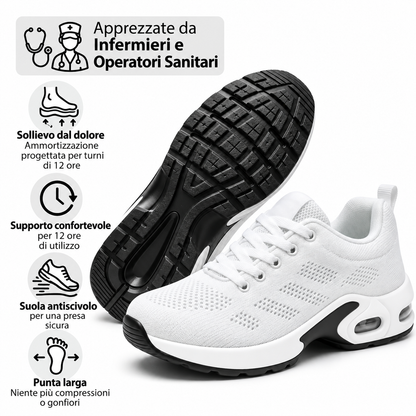 OrthoShoes™ Pro — Scarpe per turni di 12 ore, progettate per alleviare tutto il giorno il dolore a piedi, ginocchia e schiena