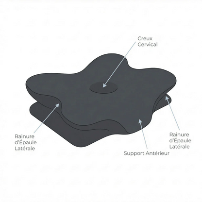 Cuscino Cervi-Zen - Design Farfalla brevettato