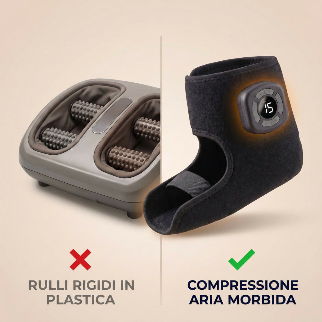 Rulli rigidi contro compressione ad aria morbida
